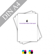 Flyer | 90g Bilderdruckpapier weiss | DIN A4 | 4/4-farbig